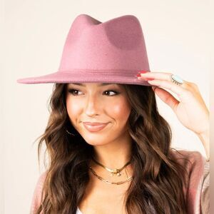 Styline Dusty Pink Felt Hat